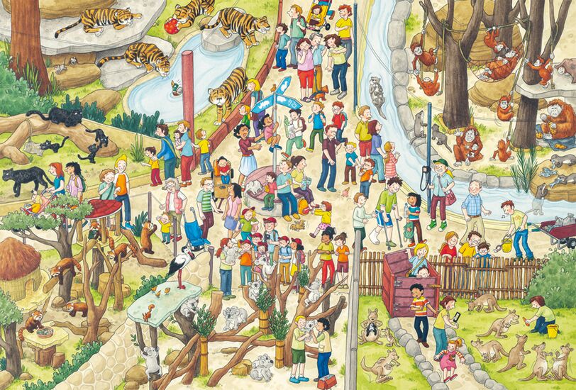 Motiv des Produkts - Spaß im Zoo