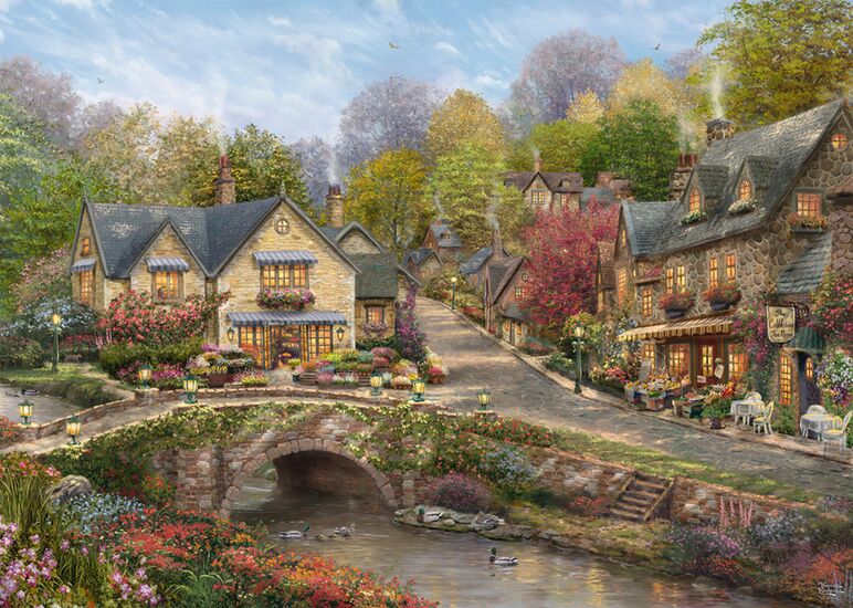 Motif du produit - Été à Cobblestone Village, 2000 pcs