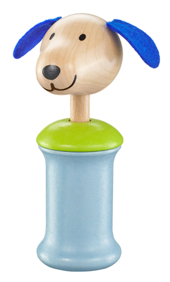 Ringo Hund, Greifling mit Quietsche, 12 cm 61056 - Schmidt Spiele