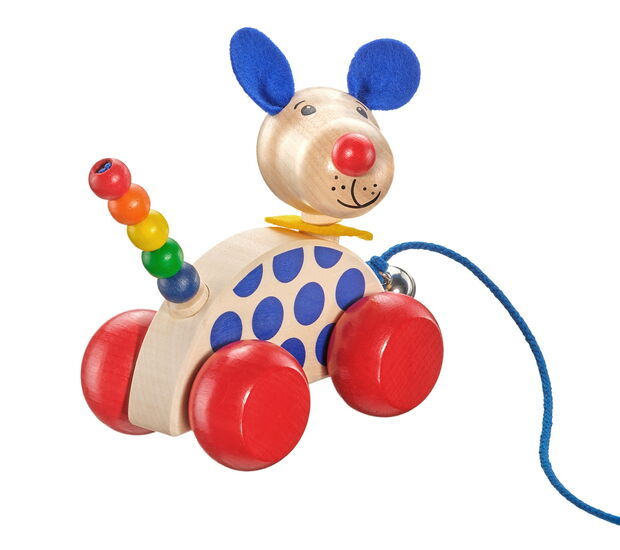 Ein weiteres Bild zum Produkt - Nico, Nachzieh Hund, 12 cm