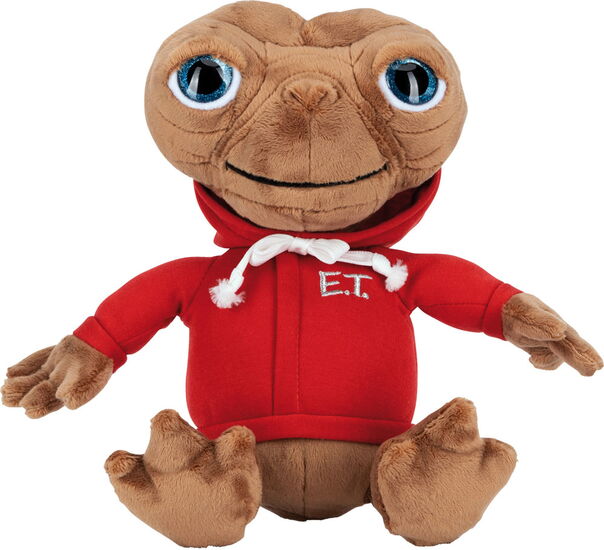 Darstellung des Plüschprodukts - E.T. – Der Außerirdische, mit Hoodie, 24,5 cm