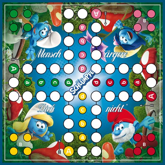 Ein weiteres Bild zum Produkt - Mensch ärgere Dich nicht® – Die Schlümpfe