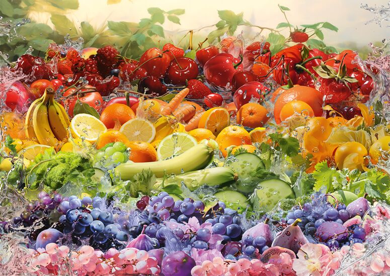 Product motif - Fruit cocktail, 1000 pcs