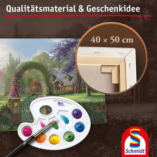 Another image of the product - My ArtNOBLE - Thomas Kinkade - Humminbird Cottage