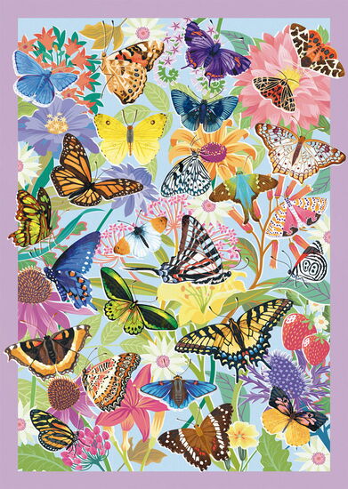 Product motif - Lots of butterflies, 1000 pcs