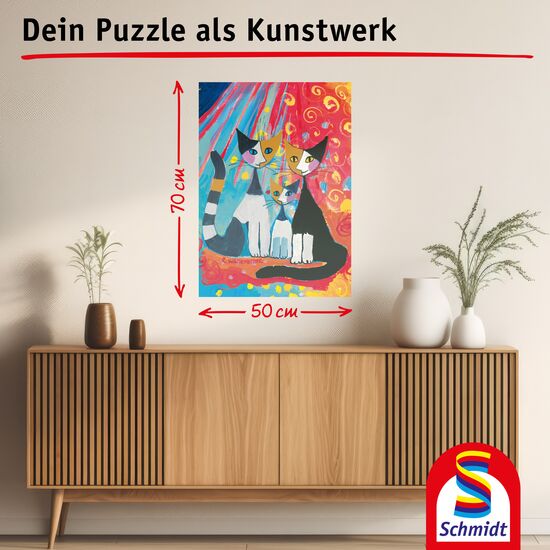 Another image of the product - Happy cat family, 1000 pcs