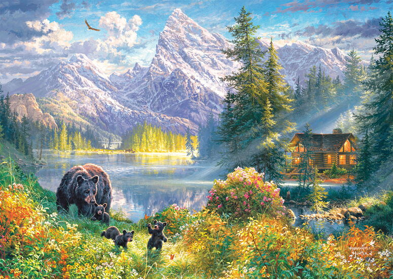 Product motif - Mountain idyll, 1000 pcs