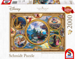 Puzzle 1000 pièces : Thomas Kinkade : Maléfique, Disney - Schmidt