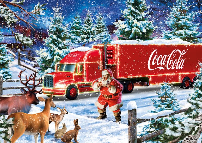 Product motif - Coca Cola Christmas Truck, 1000 pcs