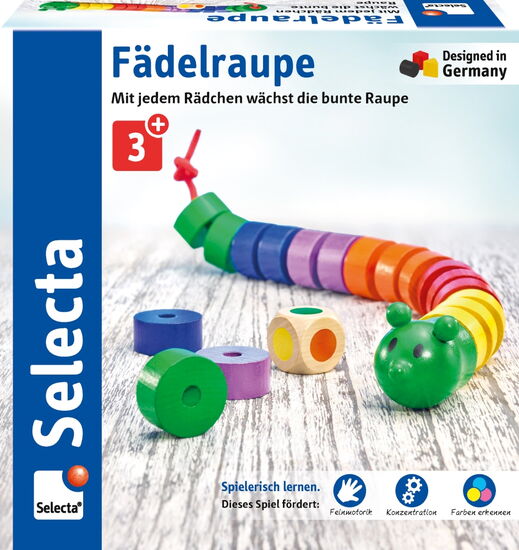 Packshot des Produkts - Fädelraupe