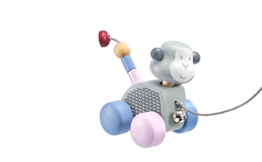 Inhalt des Produkts - Äffchentanz, Nachzieh-Affe, 11 cm