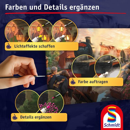 Inhalt des Produkts - My ArtNOBLE - Thomas Kinkade - Wizarding World, Harry Potter™ Hogwarts Express™