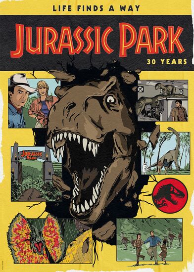 Motiv des Produkts - Jurassic Park, 30 Jahre Jurassic Park, Life Finds a Way