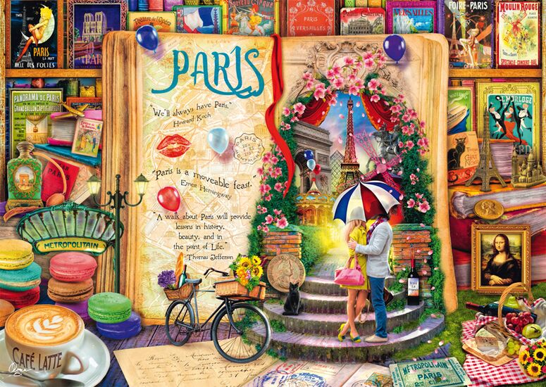 Product motif - Memories of Paris, 1000 pcs
