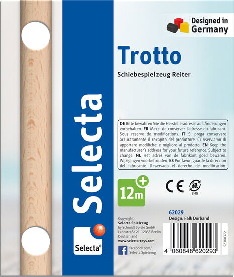 Packshot des Produkts - Trotto, Schiebefigur, 17 cm