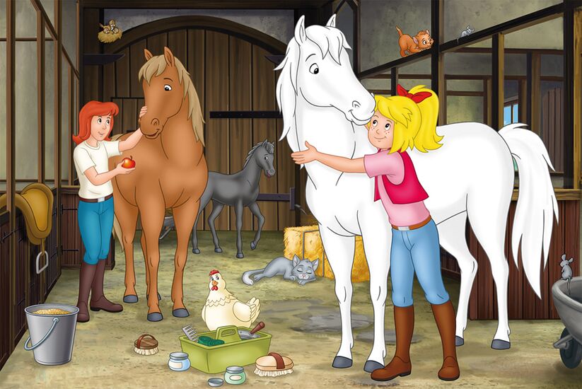 Ein weiteres Bild zum Produkt - Bibi&Tina, Puzzle-Box im Metallkoffer