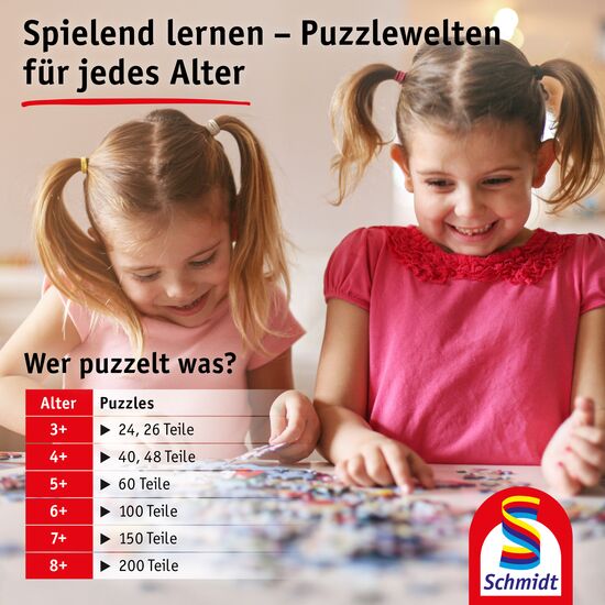 Ein weiteres Bild zum Produkt - Bibi&Tina, Puzzle-Box im Metallkoffer
