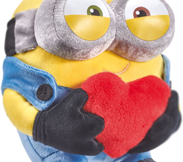 Ein weiteres Bild zum Produkt - Minions – Bob, mit Herz, 22 cm