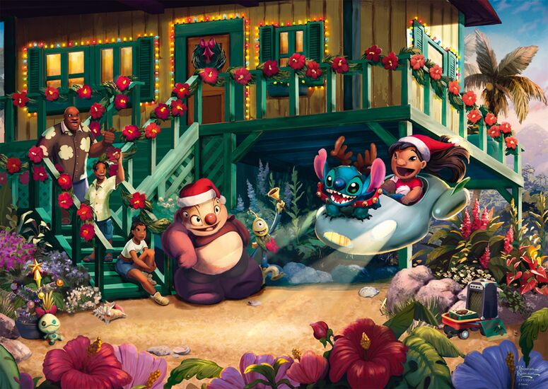 Motiv des Produkts - Lilo and Stitch Aloha Christmas
