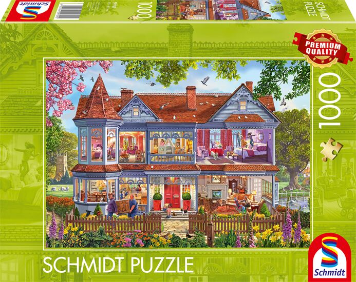Product packshot - House in springtime, 1000 pcs