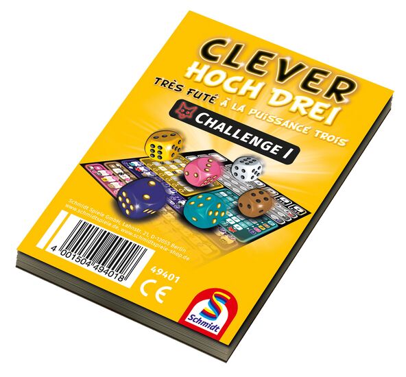 Packshot des Produkts - Clever hoch Drei Challenge Block
