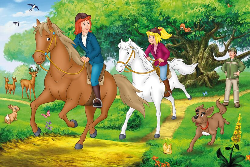 Ein weiteres Bild zum Produkt - Bibi&Tina, Puzzle-Box im Metallkoffer