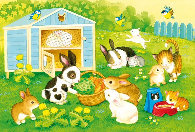 Motiv des Produkts - Niedliche Haustiere