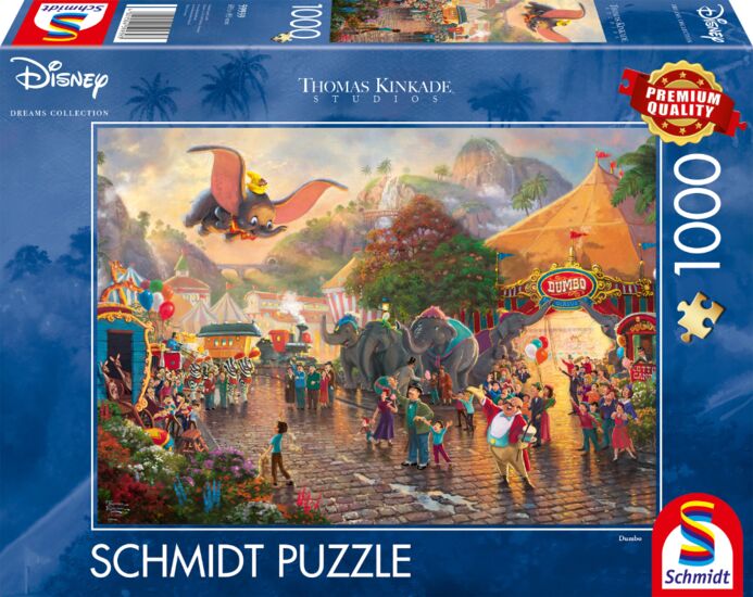 Schmidt Spiele Puzzle - Lady and the Tramp - Thomas Kinkade, 1000 pieces -  Playpolis