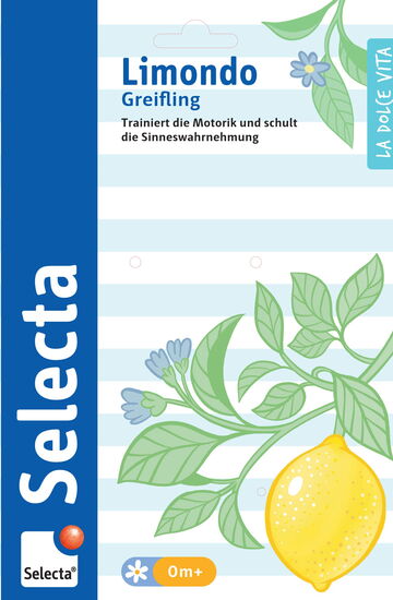 Packshot des Produkts - Limondo, Greifling mit Rassel, 17 cm