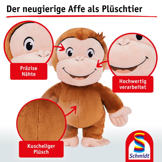 Ein weiteres Bild zum Produkt - Coco, der neugierige Affe – 37 cm