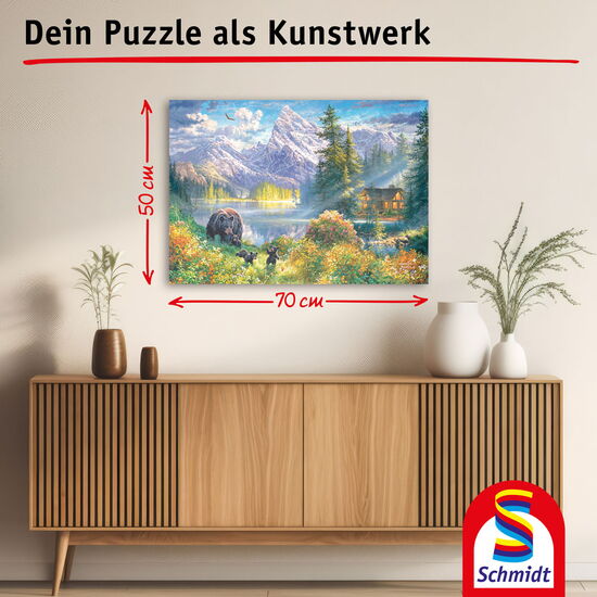 Another image of the product - Mountain idyll, 1000 pcs