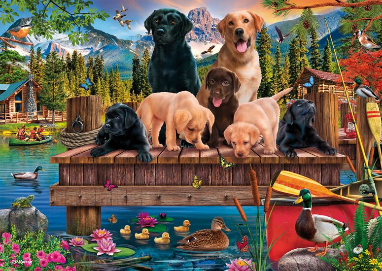 Motif du produit - Villégiature canine, 1000 pcs