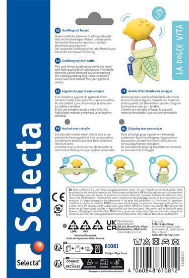 Une autre image du produit - Limondo – Hochet avec crécelle