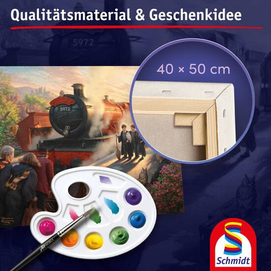 Ein weiteres Bild zum Produkt - My ArtNOBLE - Thomas Kinkade - Wizarding World, Harry Potter™ Hogwarts Express™