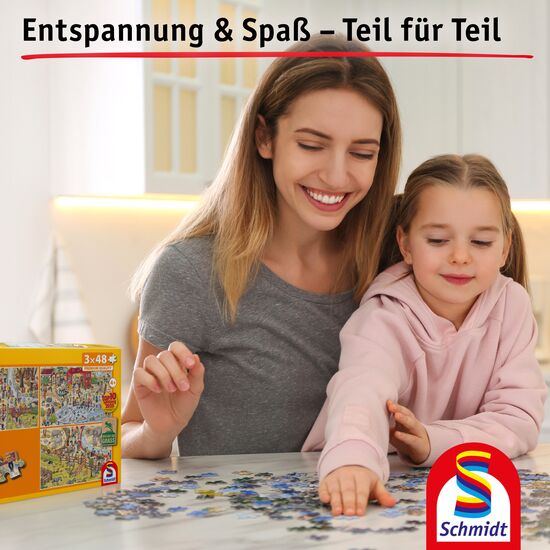 Another image of the product - Fun at the zoo, 48 pcs