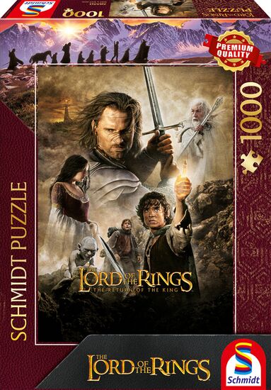 Product packshot - THE LORD OF THE RINGS – The Return of The King, 1000 pcs