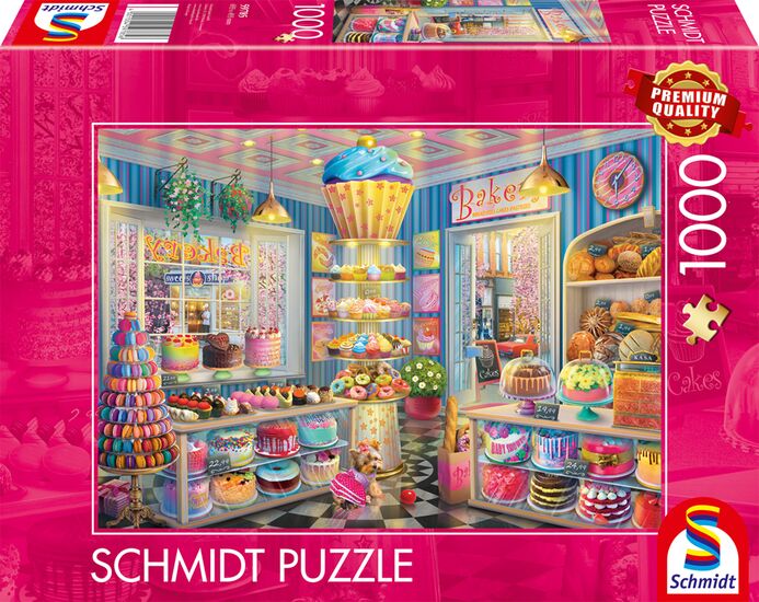 Product packshot - The brightly coloured bakery, 1000 pcs