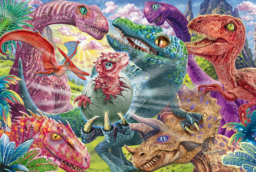 Motiv des Produkts - Kleine Dinos, große Abenteuer
