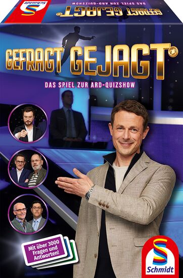 Packshot des Produkts - Gefragt Gejagt – Das Brettspiel