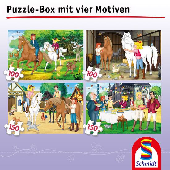 Ein weiteres Bild zum Produkt - Bibi&Tina, Puzzle-Box im Metallkoffer