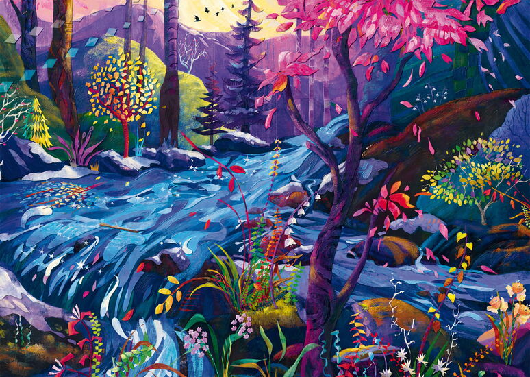 Motif du produit - Dans le fleuve des rêves, 1000 pcs