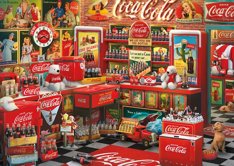 Product motif - Coca Cola - Nostalgia shop, 1000 pcs