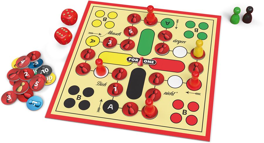 Inhalt des Produkts - For One - Mensch ärgere Dich nicht®