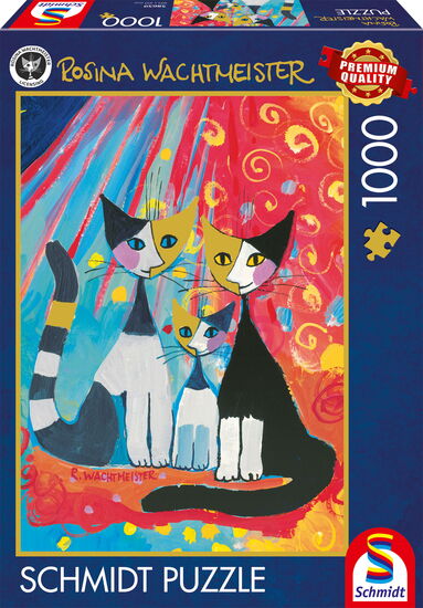 Product packshot - Happy cat family, 1000 pcs