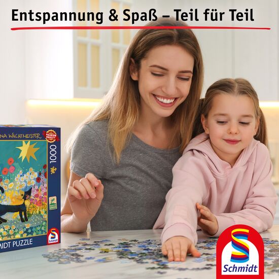 Ein weiteres Bild zum Produkt - Katze im Blütenmeer