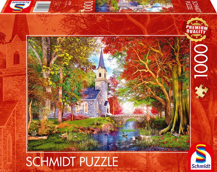 Product packshot - The autumnal chapel, 1000 pcs