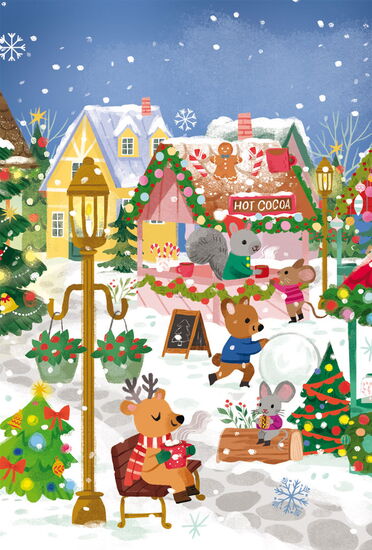 Another image of the product - Merry Christmas, 24 pcs