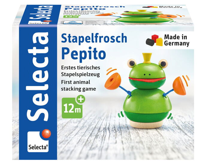 Packshot des Produkts - Stapelfrosch Pepito, 10 cm