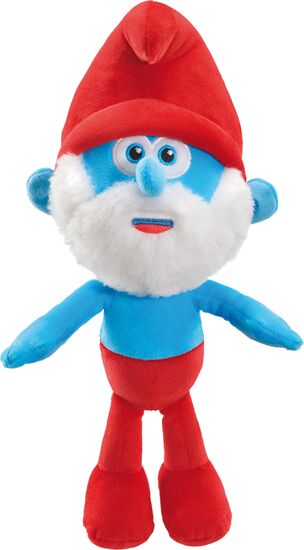 Darstellung des Plüschprodukts - Die Schlümpfe, Papa Schlumpf, 27 cm