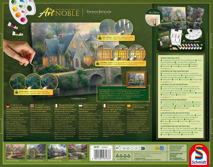 Inhalt des Produkts - My ArtNOBLE - Thomas Kinkade - Lamplight Manor